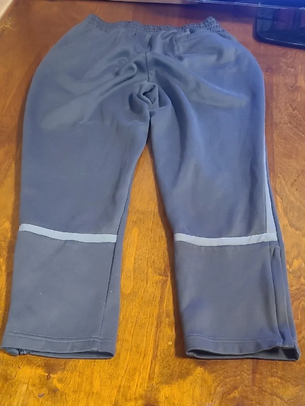 adidas Gray Men's Trackpanks with Light Gray Side Stripe